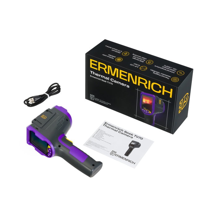 Ermenrich Seek TV70 Cámara Térmica Negro / Púrpura