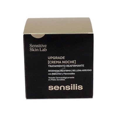 Sensilis UPGRADE Crema de Noche Reafirmante y Antiarrugas 50 ml - Tratamiento Facial con Bakuchiol, +30% Elasticidad, -25% Arrugas, Pieles Sensibles Sensilis UPGRADE Crema de Noche Reafirmante y Antiarrugas 50 ml - Tratamiento Facial con Bakuchiol, +30% Elasticidad, -25% Arrugas, Pieles Sensibles