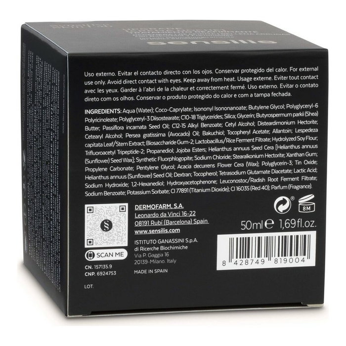 Crema de Noche Antiedad Sensilis Upgrade 50 ml Reafirmante