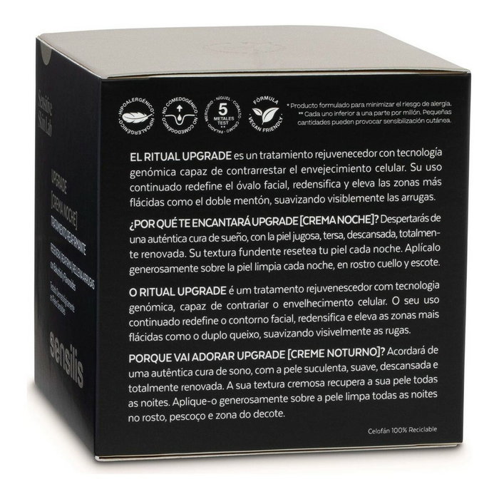 Crema de Noche Antiedad Sensilis Upgrade 50 ml Reafirmante
