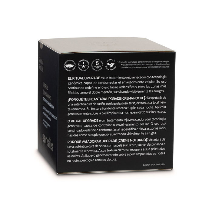 Sensilis UPGRADE Crema de Noche Reafirmante Antiarrugas 50 ml Sensilis UPGRADE Crema de Noche Reafirmante Antiarrugas 50 ml
