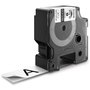 Dymo Cinta de Vinilo Rhino Industrial 24 mm x 5,5 m Negro sobre Blanco 1805430