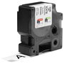 DYMO Rhino Cinta de Vinilo Industrial Negro sobre Blanco 24 mm x 5,5 m