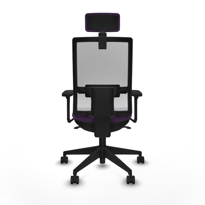 PIQUERAS Y CRESPO Silla de oficina Horna con mecanismo Sincro, Morado y Blanco PIQUERAS Y CRESPO Silla de oficina Horna con mecanismo Sincro, Morado y Blanco