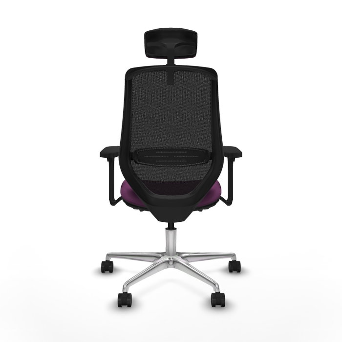 PIQUERAS Y CRESPO Silla de oficina Mardos con mecanismo Sincro/Traslack Morado y Negro