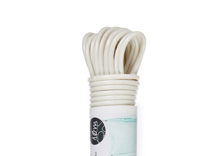 Arte Regal Cuerda Tender 10 Metros Blanca Plástico PVC 18x3x4 cm (Set de 36)