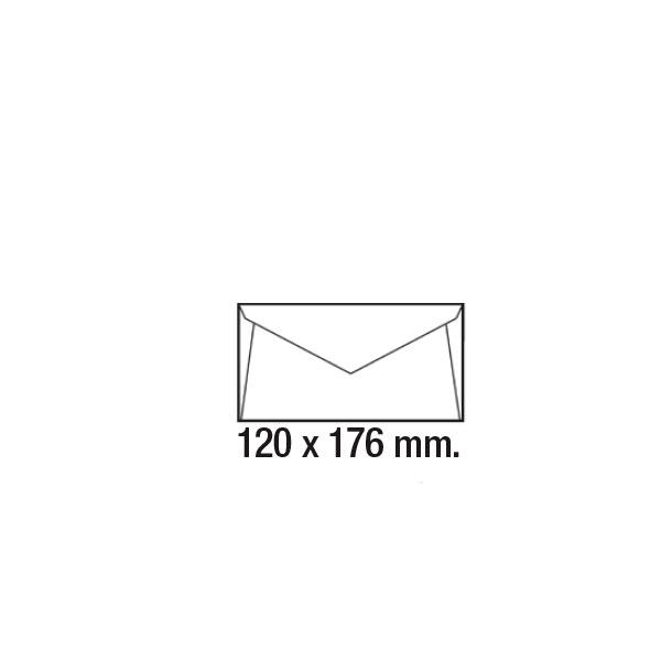 Sam Sobres Comerciales Caña Verjurado 120x176 mm Engomados