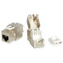 EQUIP Keystone Jack blindado Cat6 RJ-45 LSA Aluminio
