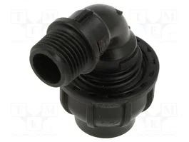 GEBO Conector de Apriete de 90° G 1/2 Pouches Externo de Polipropileno