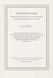 Transocéanos. Viajes culturales en los mundos conocidos (siglos XVI-XVIII), Mari Candida F Ferreira de Almedia - UNIV.VALLADOLID