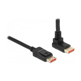 DeLOCK Cable DisplayPort 8K 60Hz 3m con conector angular 90°