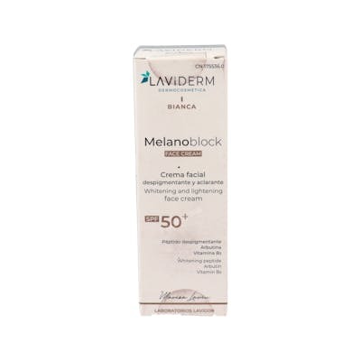 Laviderm Melanoblock Crema Facial Despigmentante Aclarante Spf 50+ 50ml