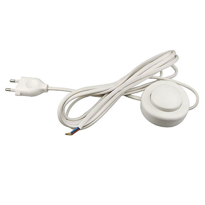 Arditi H03VVH2-F Interruptor Eléctrico de Pie con Cable, 250V 3m Blanco Arditi H03VVH2-F Interruptor Eléctrico de Pie con Cable, 250V 3m Blanco