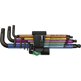 Wera 950 SPKL/9 SM N Multicolor Hex-Plus Juego de Llaves Allen