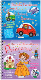 DESENHA FANTASTICOS CARROS E MARAVILHOSAS PRINCESAS, VV.AA. - GIRASSOL EDIÇOES