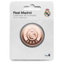 REAL MADRID Moneda Coleccionable 1902 en Bronce - Réplica Conmemorativa del Origen del Club en Cápsula Acrílica