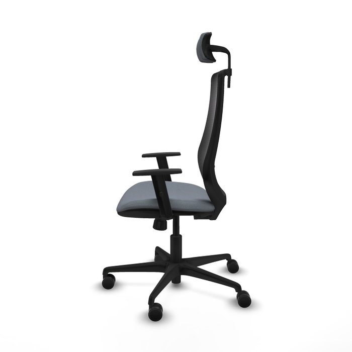 PIQUERAS Y CRESPO Silla de oficina Mardos con mecanismo Sincro, Gris y Negro PIQUERAS Y CRESPO Silla de oficina Mardos con mecanismo Sincro, Gris y Negro
