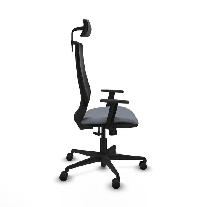 PIQUERAS Y CRESPO Silla de oficina Mardos con mecanismo Sincro, Gris y Negro PIQUERAS Y CRESPO Silla de oficina Mardos con mecanismo Sincro, Gris y Negro