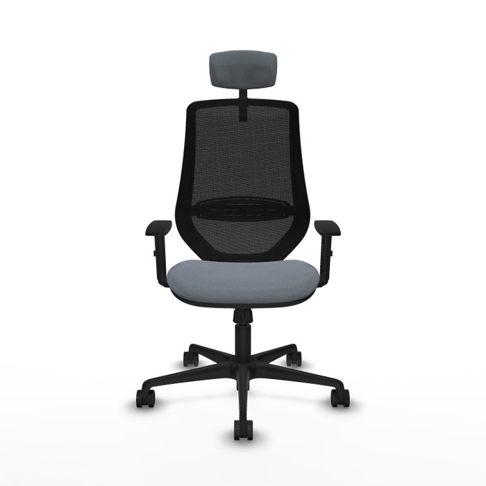 PIQUERAS Y CRESPO Silla de oficina Mardos con mecanismo Sincro, Gris y Negro PIQUERAS Y CRESPO Silla de oficina Mardos con mecanismo Sincro, Gris y Negro