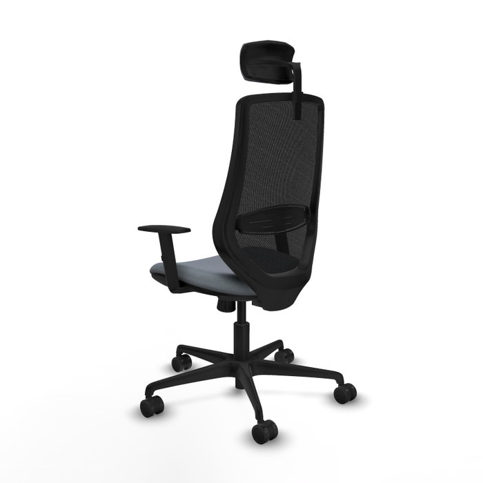 PIQUERAS Y CRESPO Silla de oficina Mardos con mecanismo Sincro, Gris y Negro PIQUERAS Y CRESPO Silla de oficina Mardos con mecanismo Sincro, Gris y Negro