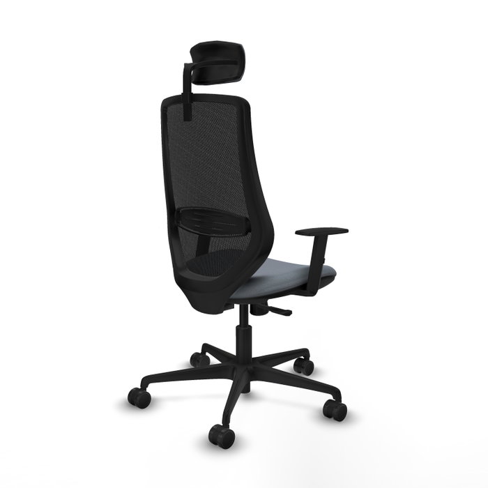 PIQUERAS Y CRESPO Silla de oficina Mardos con mecanismo Sincro, Gris y Negro PIQUERAS Y CRESPO Silla de oficina Mardos con mecanismo Sincro, Gris y Negro