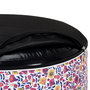 Home Deco Factory Puf Hinchable Estampado Floreado 56x25 cm