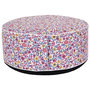 Home Deco Factory Puf Hinchable Estampado Floreado 56x25 cm