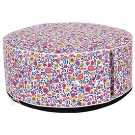 Home Deco Factory Puf Hinchable Estampado Floreado 56x25 cm