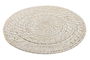 DKD Home Decor Balines Blanco Natural Ratan Bambu 34 x 34 x 1.5 cm