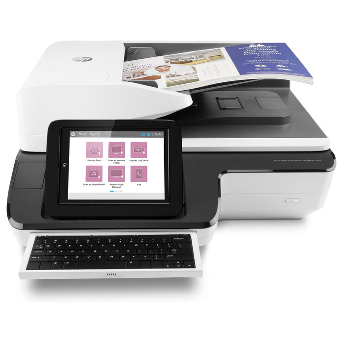 HP ScanJet Enterprise Flow N9120 fn2 Escáner de documentos A3 USB LAN 600x600 DPI 120 ppm HP ScanJet Enterprise Flow N9120 fn2 Escáner de documentos A3 USB LAN 600x600 DPI 120 ppm