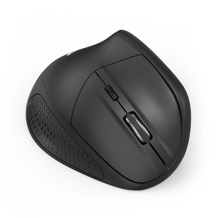 Redragon BM-4033 Ratón Vertical Inalámbrico 2.4GHz 4000DPI Negro Oficina