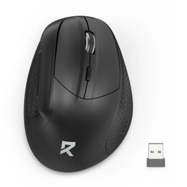Redragon BM-4033 Ratón Vertical Inalámbrico 2.4GHz 4000DPI Negro Oficina