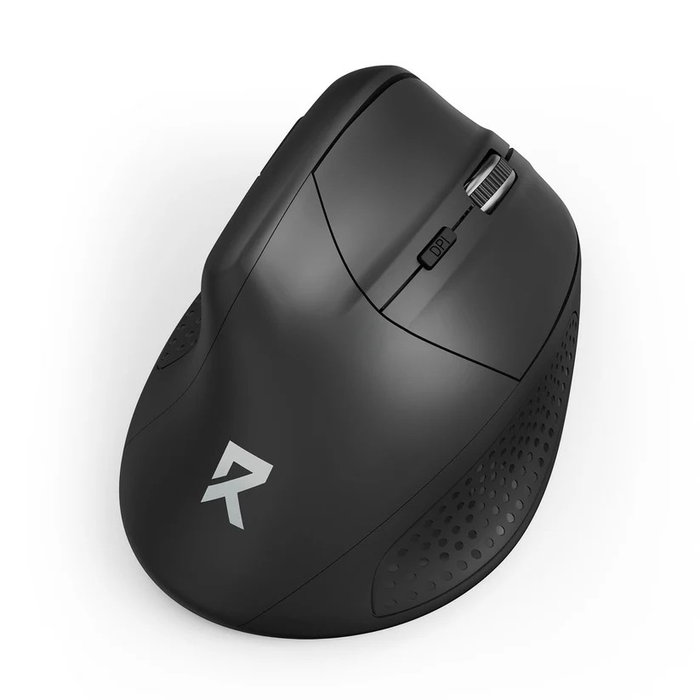 Redragon BM-4033 Ratón Vertical Inalámbrico 2.4GHz 4000DPI Negro Oficina