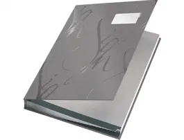 Leitz Portafirmas Gama Sign con Fuelle 18 Departamentos Acabado Soft Grip Color Gris