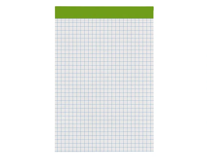 Liderpapel Bloc notas cuadro 4 mm A6 80 hojas