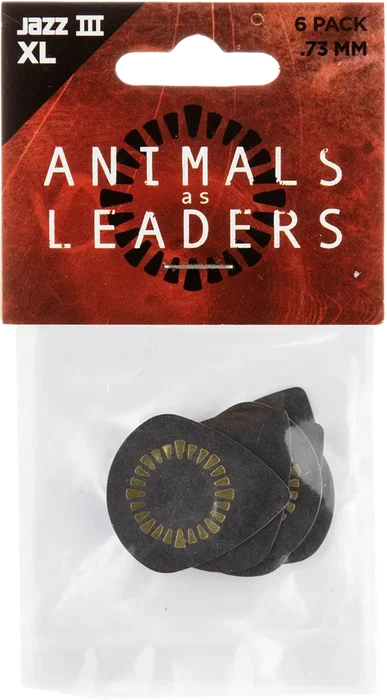 Dunlop Animals As Leaders Jazz III Púas Signature Javier Reyes - 0,73Mm Pack 6