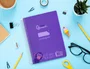 Liderpapel Cuaderno Espiral Pautaguía A5 Lila