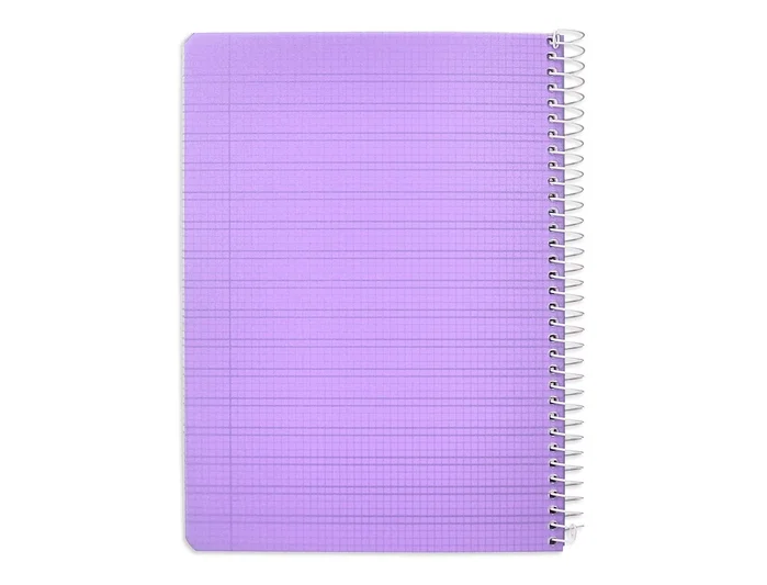 Liderpapel Cuaderno Espiral Pautaguía A5 Lila