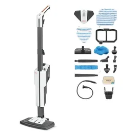Polti Vaporetto SV660 Style - Mopa de vapor 2 en 1 para todo tipo de suelos - 1500W - Capacidad 0.5L - Cable 6m - Gris/Blanco - POL8007411013256