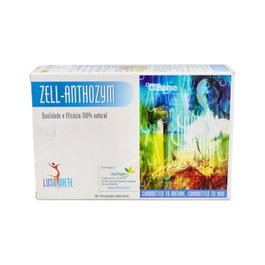Lusodiet Zell-Anthozym 30X10Ml Complemento alimenticio a base de extractos de cereales, legumbres y ozono. Apto para vegetarianos, veganos y diabéticos.