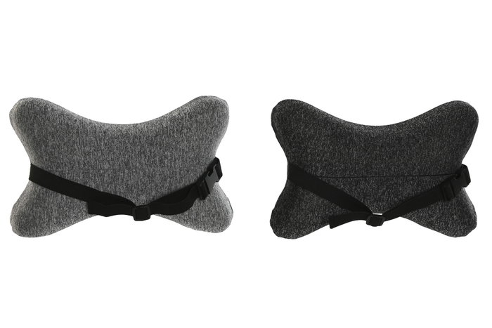 DKD Home Decor Cojín de Viaje de Poliéster con Memoria, Pack de 2