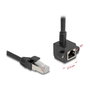 DeLOCK 81098 Cable de extensión de red Cat.6 F/UTP RJ45 2 m Negro