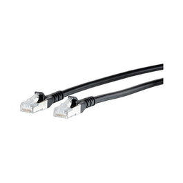 METZ CONNECT Patchkabel Cat.6A S/FTP 90 m Negro