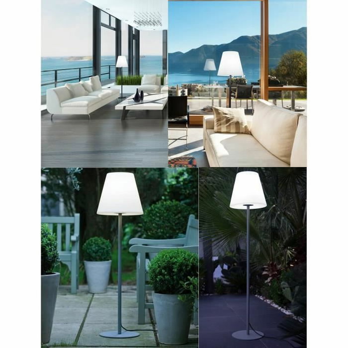 Lumisky Luminaria de pie 150cm con bombilla de control remoto y luz blanco frío