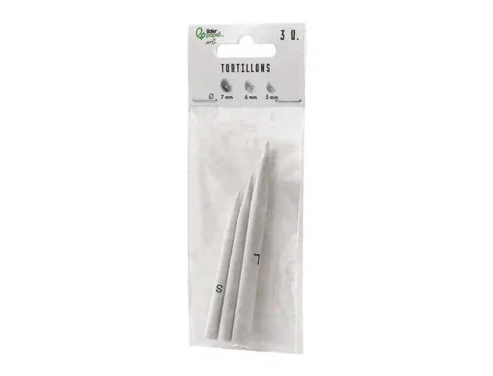Liderpapel Set de 3 Difuminos Diámetros Surtidos 70 mm / 80 mm / 90 mm