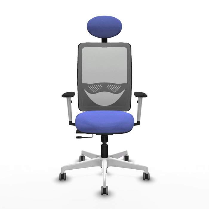 PIQUERAS Y CRESPO Silla de oficina Zulema Azul claro y Gris PIQUERAS Y CRESPO Silla de oficina Zulema Azul claro y Gris