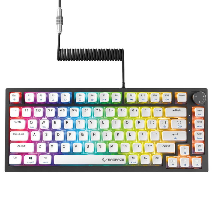 Rampage Zenith Pro 8000Hz Teclado Gaming Magnético Hall Effect RGB Negro Rampage Zenith Pro 8000Hz Teclado Gaming Magnético Hall Effect RGB Negro