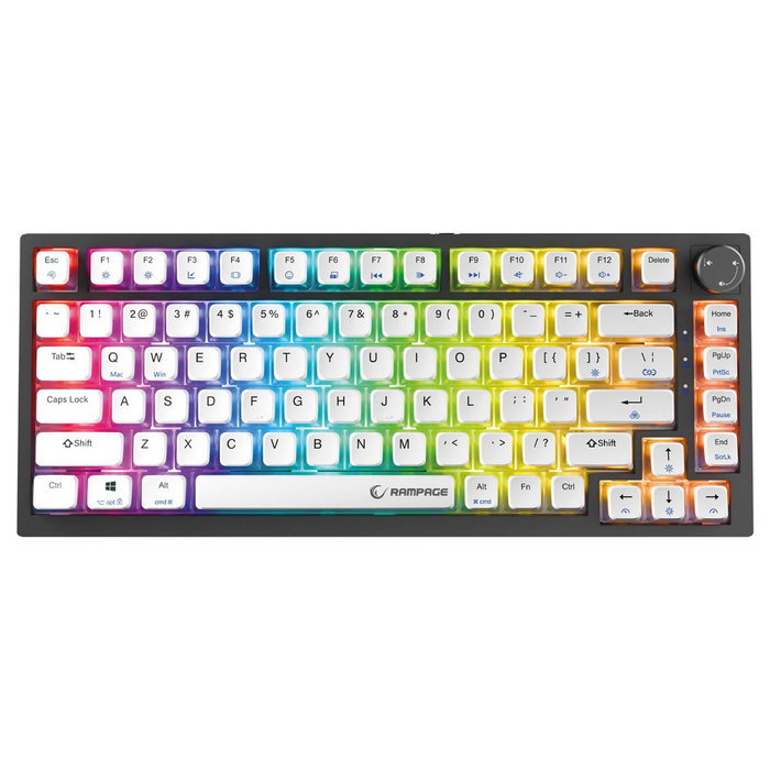 Rampage Zenith Pro 8000Hz Teclado Gaming Magnético Hall Effect RGB Negro Rampage Zenith Pro 8000Hz Teclado Gaming Magnético Hall Effect RGB Negro