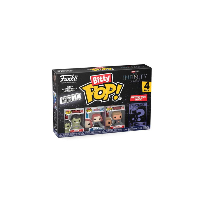 FUNKO Marvel The Infinity Saga Bitty POP! Pack de 4 Figuras Hulk