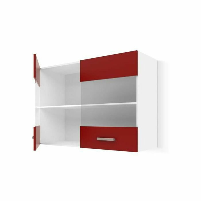 AUCUNE ULTRA Mueble de cocina alto L 80 cm - rojo mate AUCUNE ULTRA Mueble de cocina alto L 80 cm - rojo mate